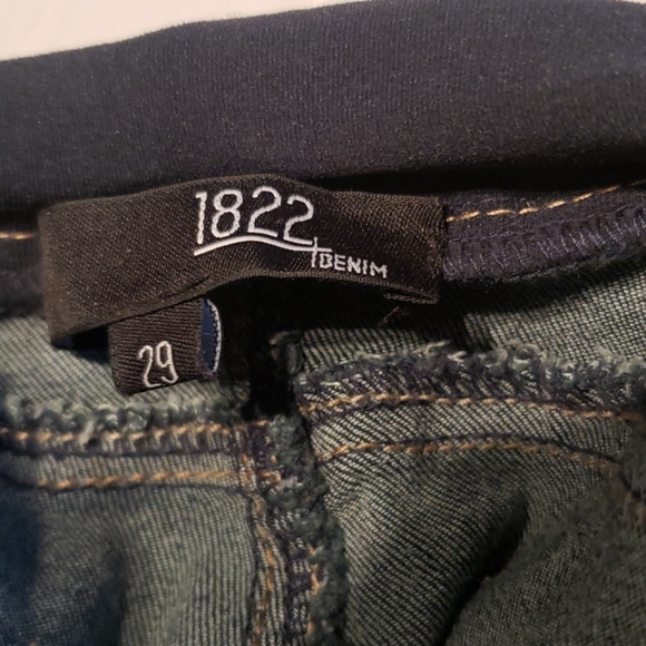 1822 DENIM Maternity Jeans Stretch Top Pull On NEW Women's 29 NWOT 🎉HPx3🎉 - Picture 10 of 11